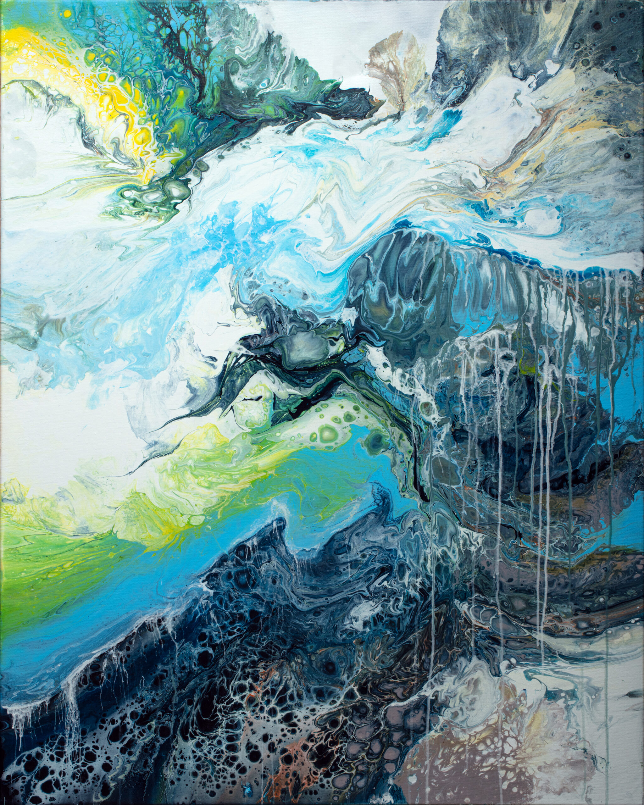 Wave Abstract pours Artist: Lilija Kavaliauskienė