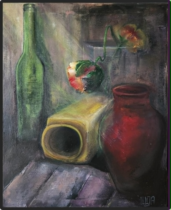 Touched by the Light/ Paliesta šviesos Still Lifes Artist: Lilija Kavaliauskiene