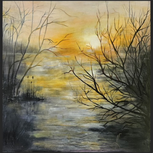 Lullaby of the Swamp / Pelkės lopšinė Landscapes Artist: Lilija Kavaliauskiene