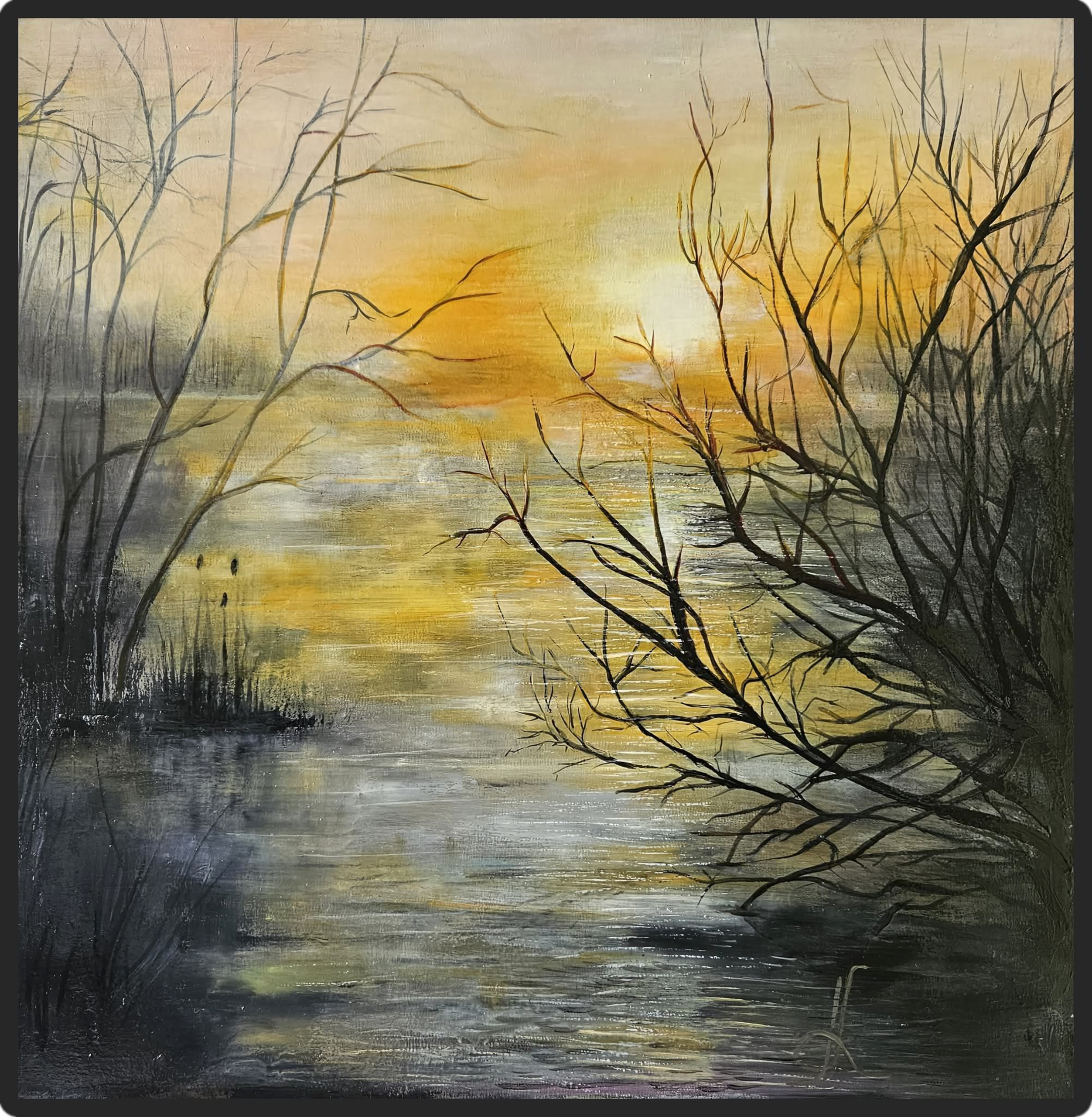 Lullaby of the Swamp / Pelkės lopšinė Landscapes Artist: Lilija Kavaliauskiene